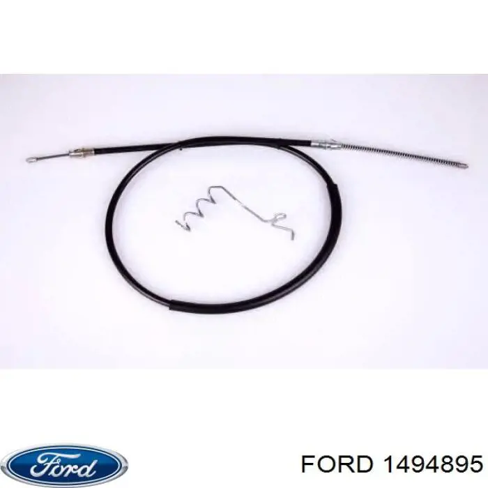 1494895 Ford cabo do freio de estacionamento traseiro esquerdo