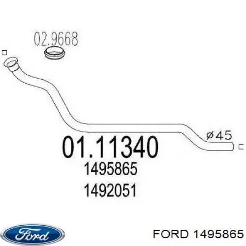  Ford 1495865 цена, от 23.45 USD