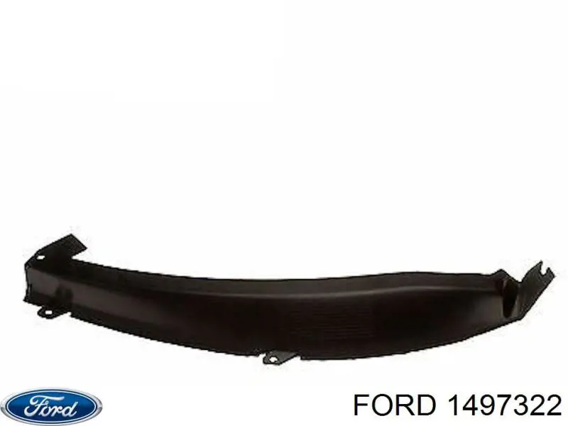 Защита бампера переднего левая на Ford Focus II 