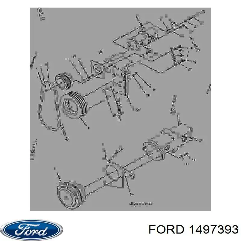 Радиатор 4603786 Ford