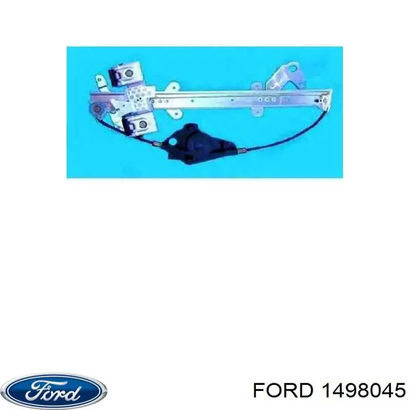 1498045 Ford механизм стеклоподъемника двери передней левой