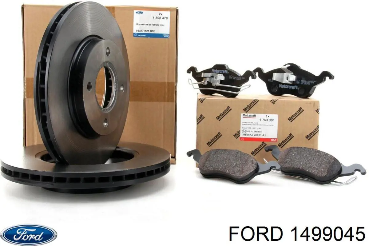1499045 Ford диск тормозной передний