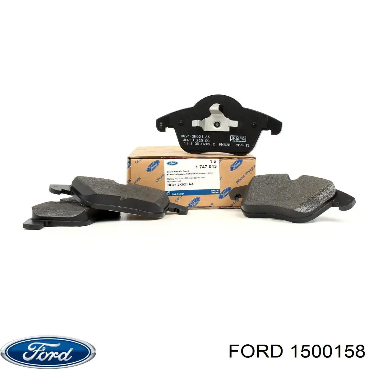 Передний тормозной диск Ford 1500158