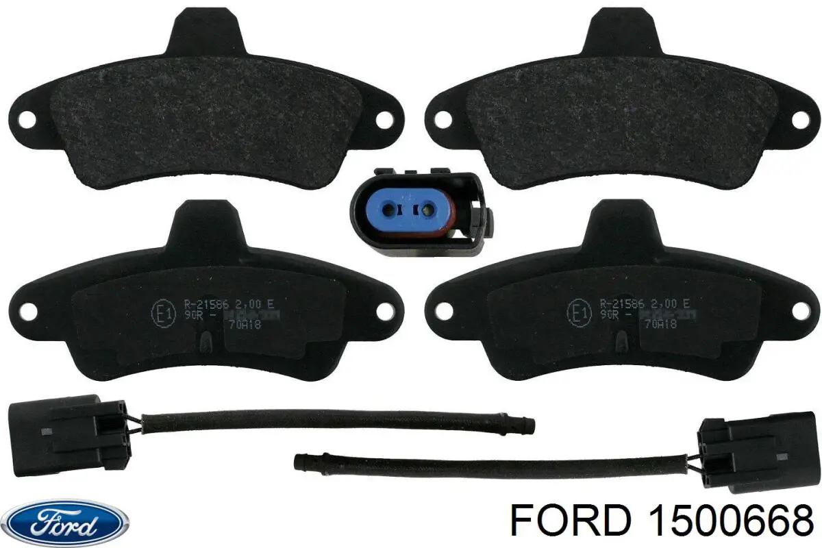 1500668 Ford колодки тормозные задние дисковые