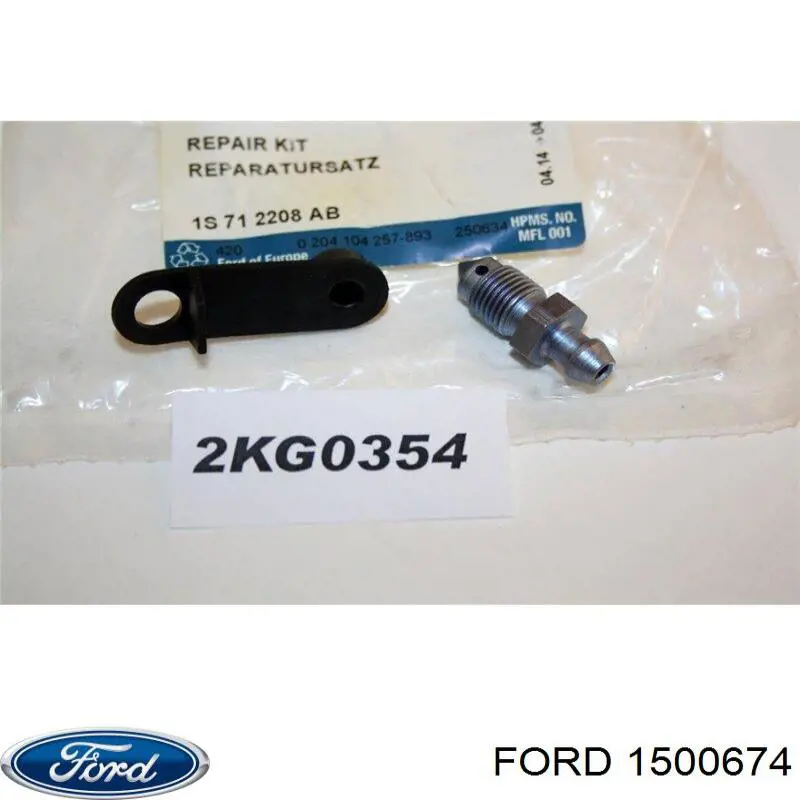 Штуцер прокачки суппорта тормозного переднего на Ford Mondeo III 