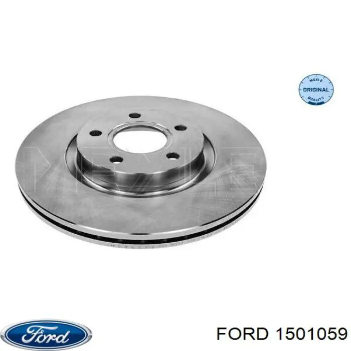 1501059 Ford диск тормозной передний