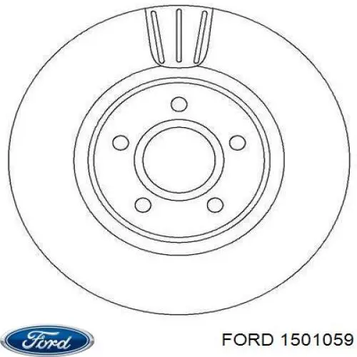Купить 1501059 Ford Ротор тормозной