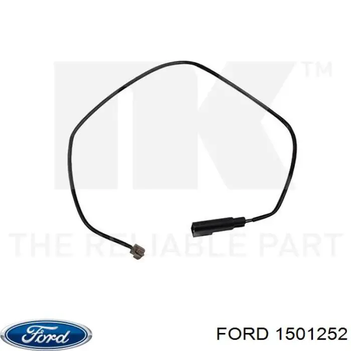 1501252 Ford sensor traseiro de desgaste das sapatas do freio