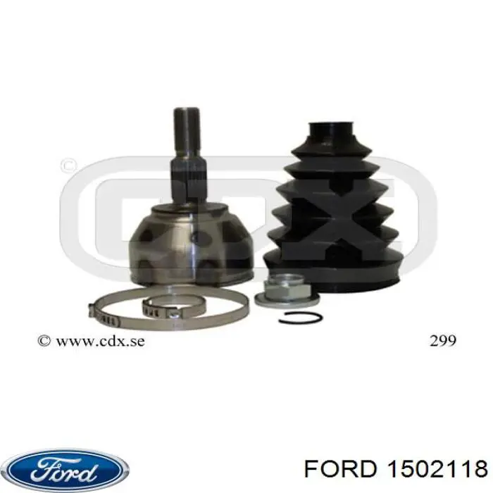 Купить 1502118 Ford Привод в сборе левый