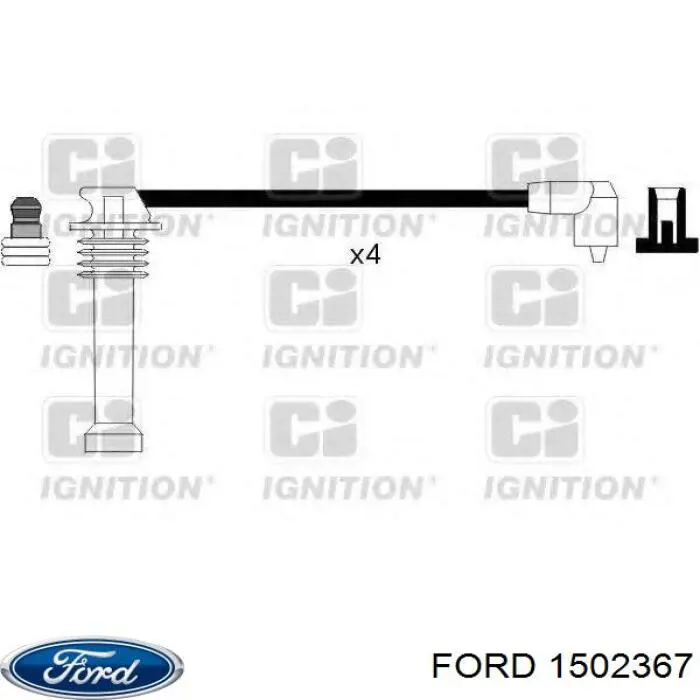Высоковольтные провода 1502367 Ford