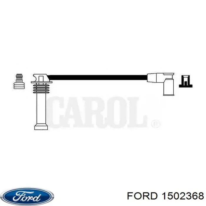 1502368 Ford провод высоковольтный, цилиндр №4