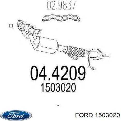 1312667 Ford Конвертор-катализатор