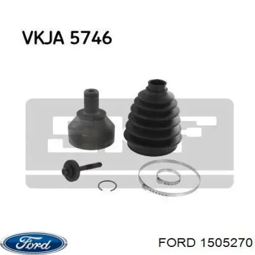 1505270 Ford Полуось передняя левая