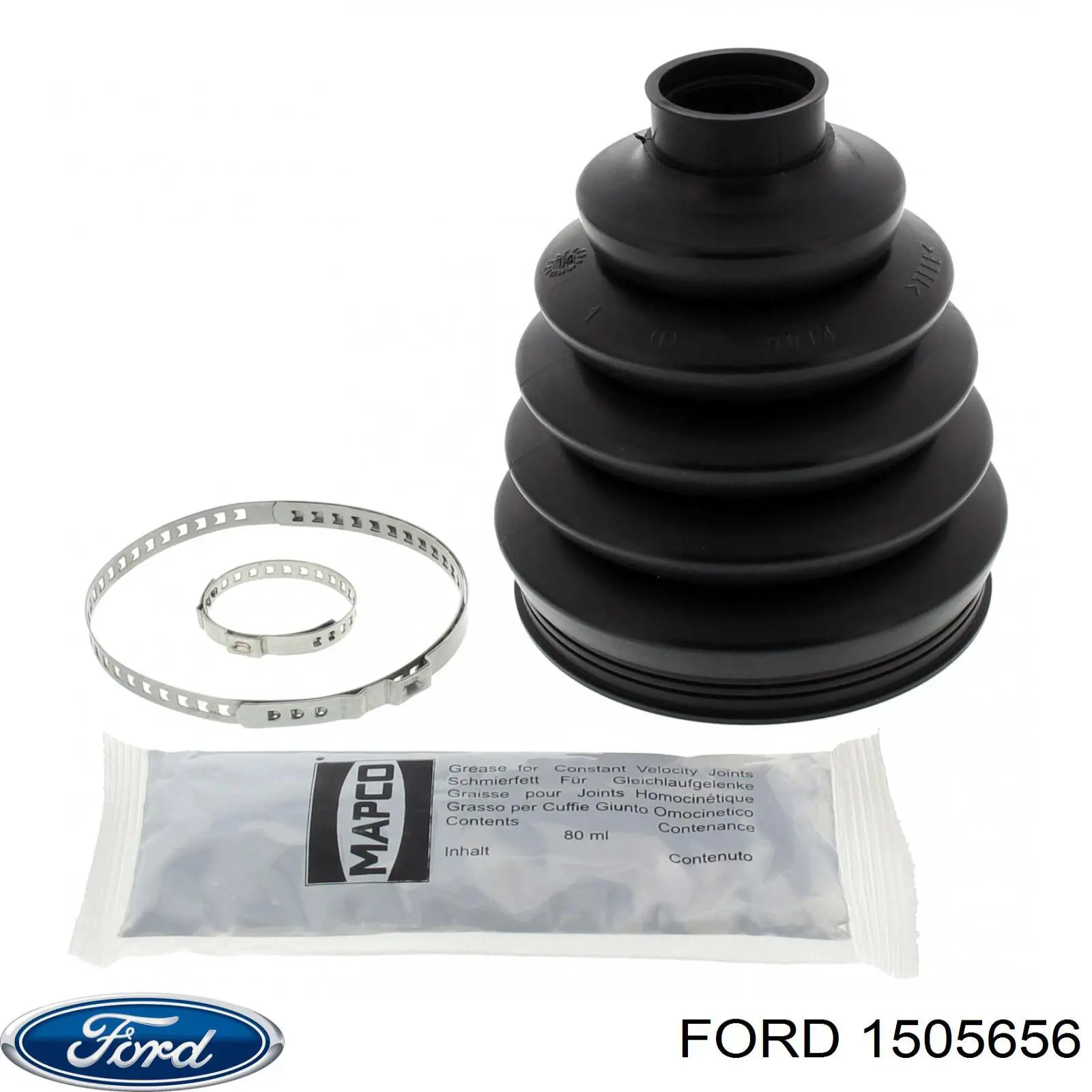 Пыльники ШРУСов передней полуоси, комплект Ford 1505656 цена, от 17.48 USD