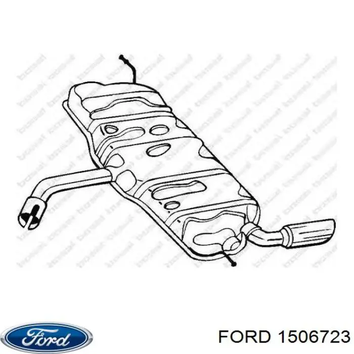 1506723 Ford полуось (привод передняя правая)