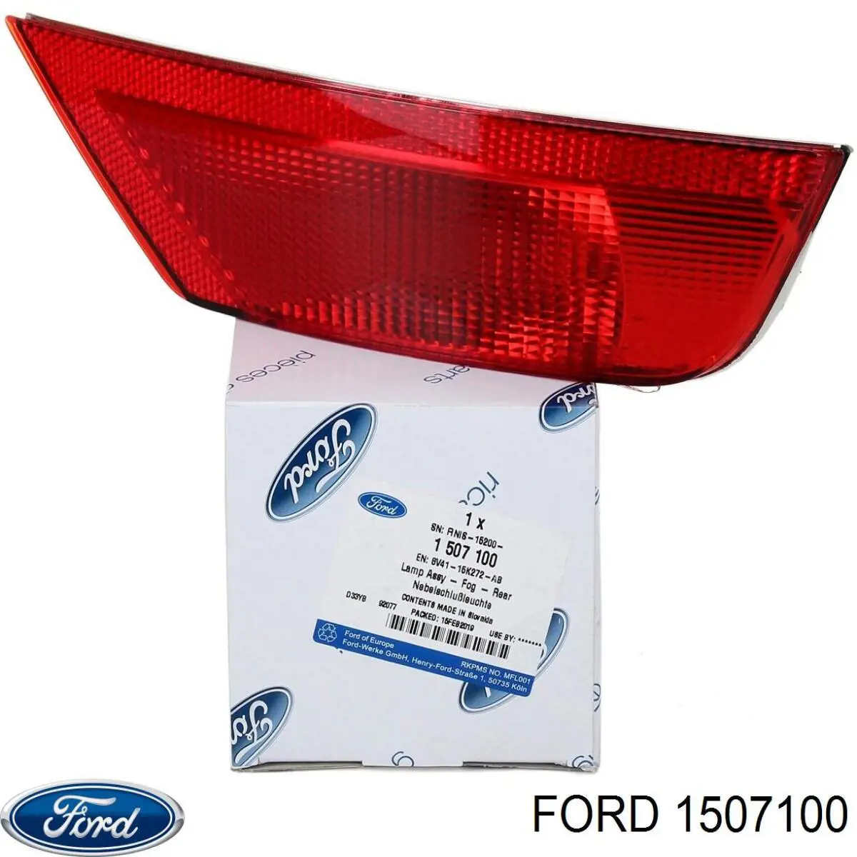 Фонарь противотуманный задний правый 1507100 Ford