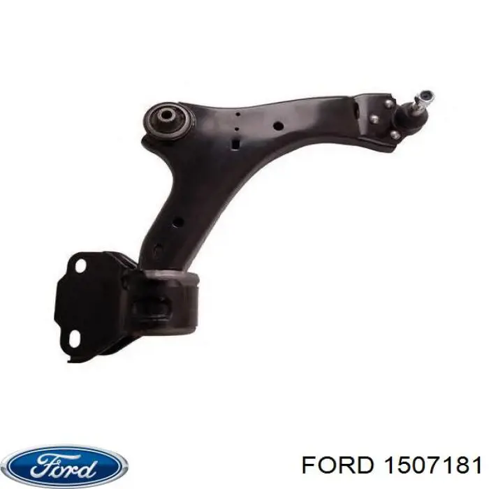 1507181 Ford braço oscilante inferior direito de suspensão dianteira