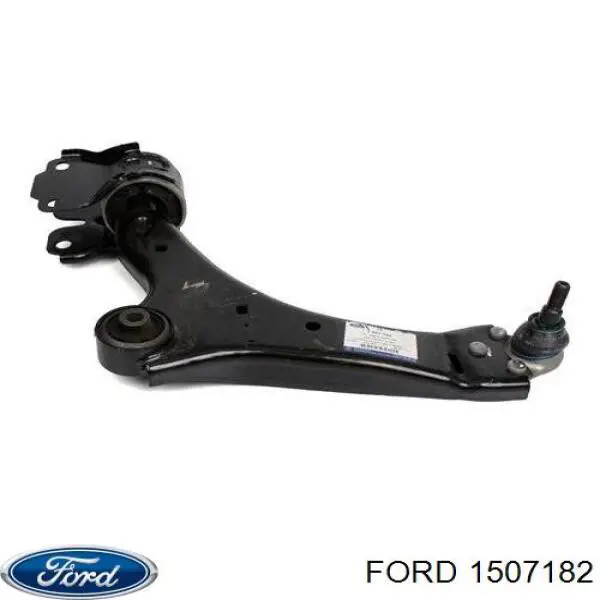 1507182 Ford braço oscilante inferior esquerdo de suspensão dianteira