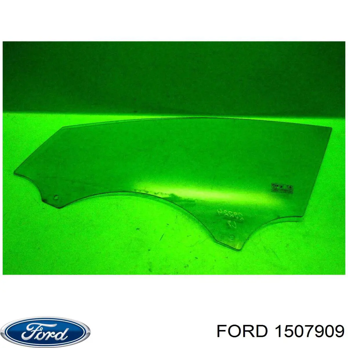 1507909 Ford стекло двери передней левой