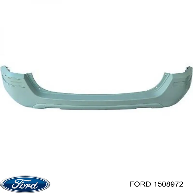 Задний бампер на Ford Fusion  JU