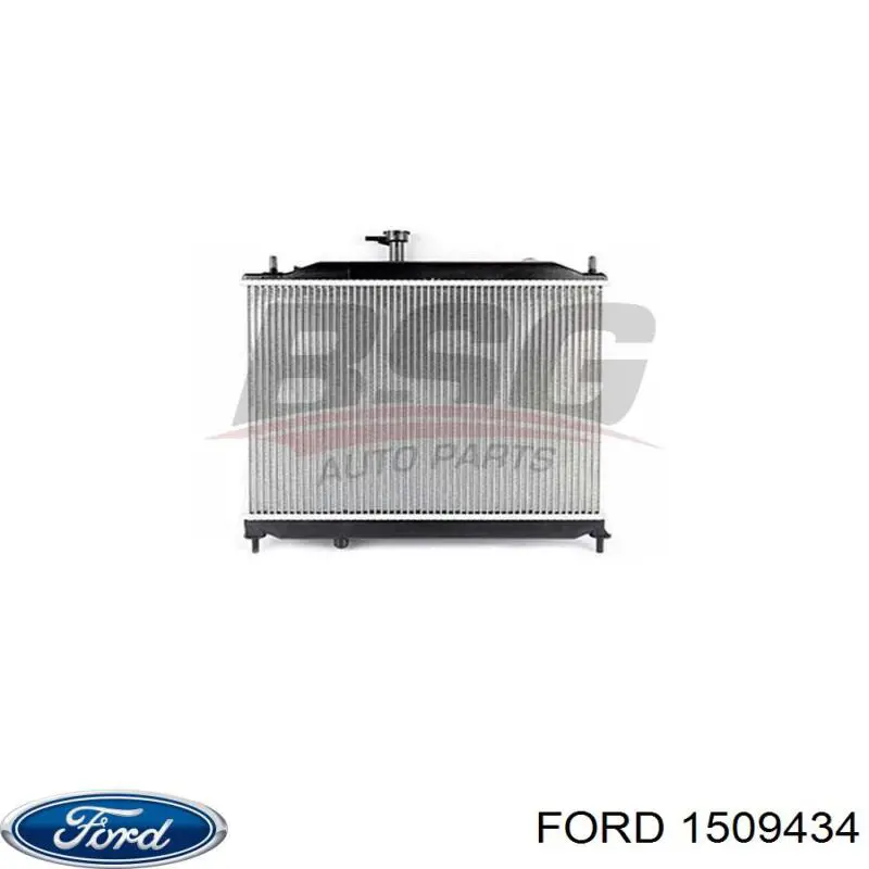 1509434 Ford Глушитель, передняя часть