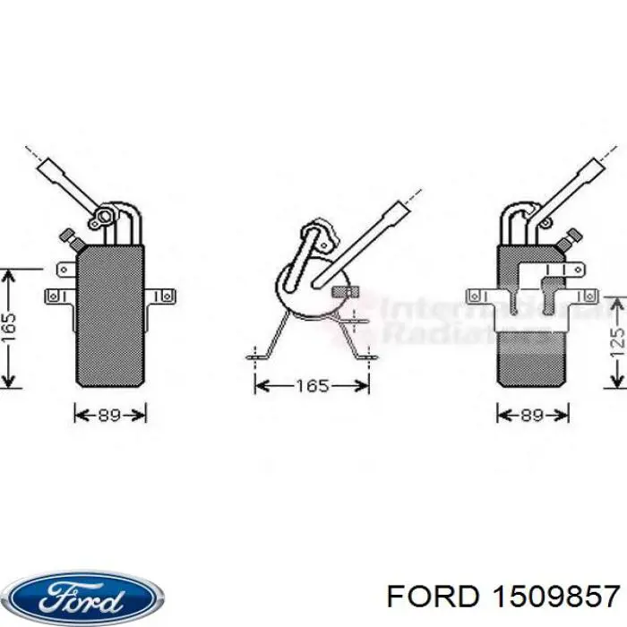 Осушитель кондиционера Ford 1509857 цена, от 42.82 USD