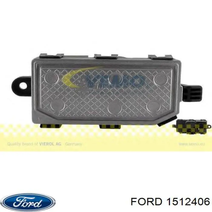 1512406 Ford резистор (сопротивление вентилятора печки (отопителя салона))