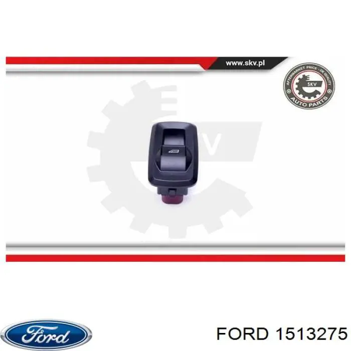 1823466 Ford кнопка включения мотора стеклоподъемника передняя правая