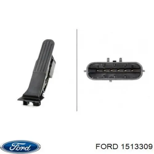 Педаль газа (акселератора) Ford 1513309 цена, от 13.68 USD