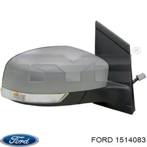 1514083 Ford зеркальный элемент зеркала заднего вида правого