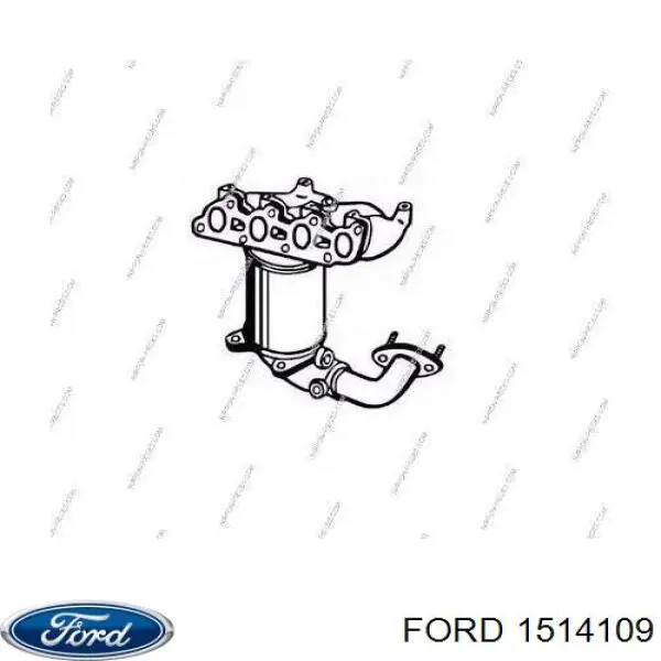 Каталитический нейтрализатор отработавших газов Ford 1514109 цена, от 267.15 USD