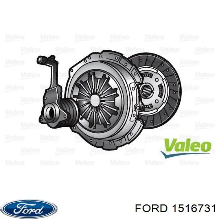 1516731 Ford kit de embraiagem (3 peças)