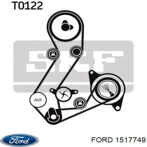 Помпа охлаждения Ford 1517749 цена, от 44.40 USD