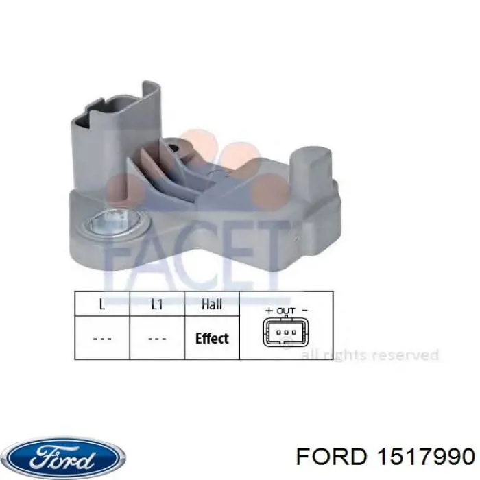 Датчик положения коленчатого вала Ford 1517990 цена, от 5.93 USD