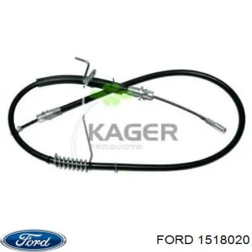 Трос ручного тормоза задний Ford 1518020 цена, от 9.84 USD