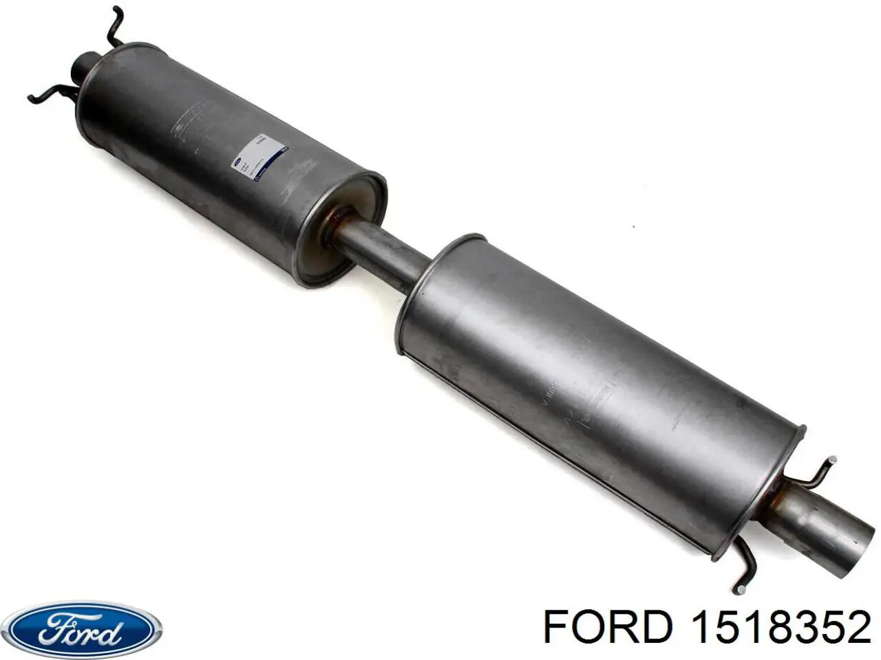 Глушитель, центральная и задняя часть на Форд Транзит (Ford Transit) V184/5 фургон