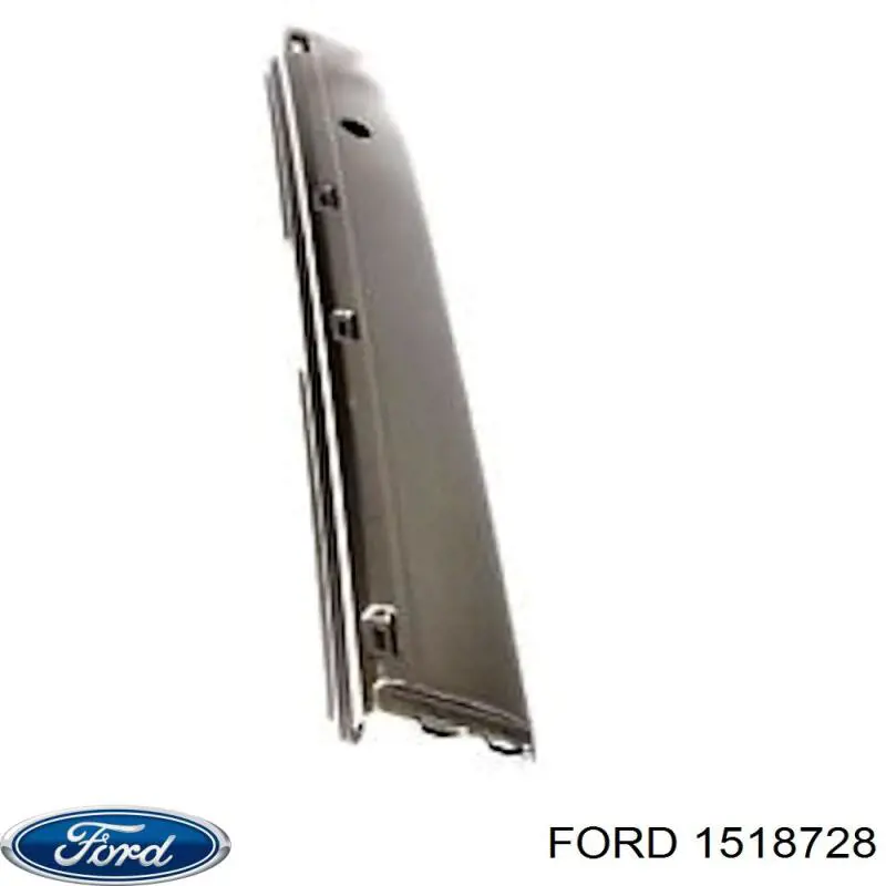 1518728 Ford бампер задний, центральная часть