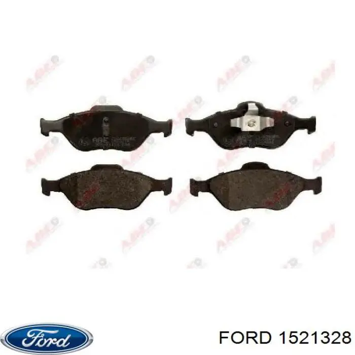1521328 Ford колодки тормозные передние дисковые