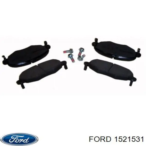 Передние тормозные колодки 1521531 Ford