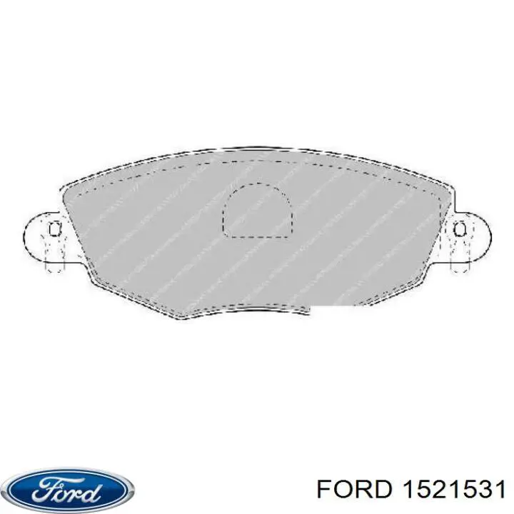 Тормозные колодки Ford 1521531