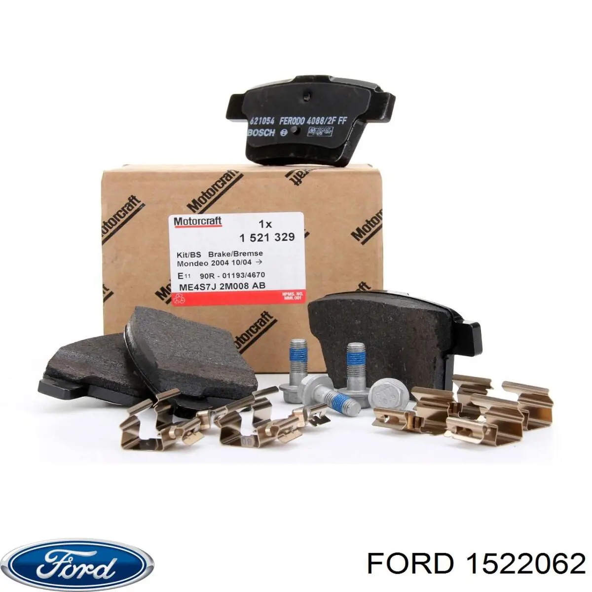 Передние тормозные колодки 1522062 Ford
