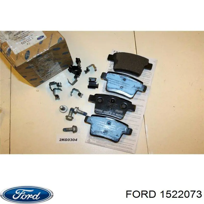 Купить 1522073 Ford Колодки тормозные задние, дисковые