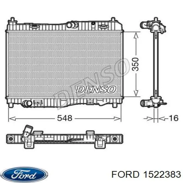 Радиатор 1522383 Ford