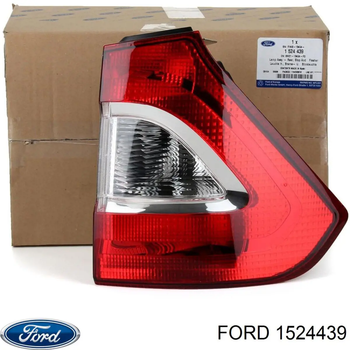 Lanterna traseira direita externa para Ford Galaxy (WA6)