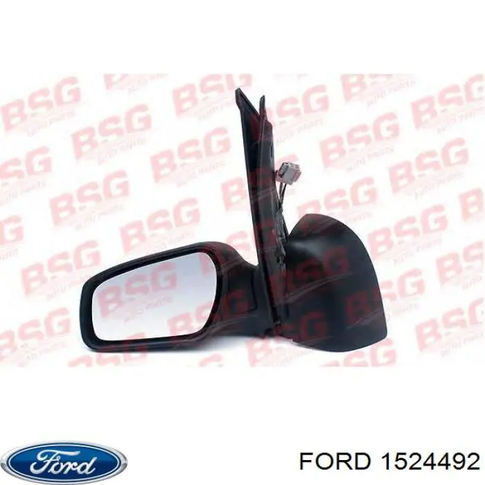 1524492 Ford espelho de retrovisão esquerdo