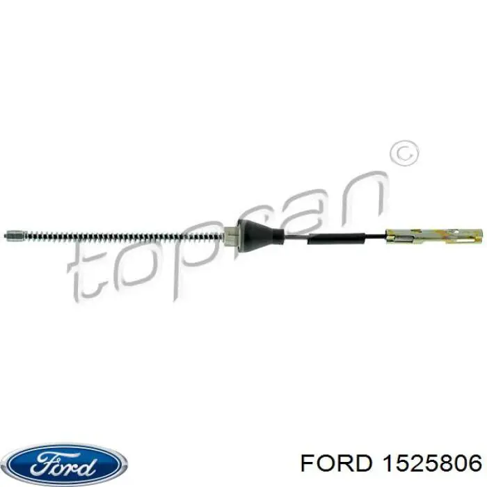 Задний трос ручника Ford 1525806 цена, от 5.56 USD