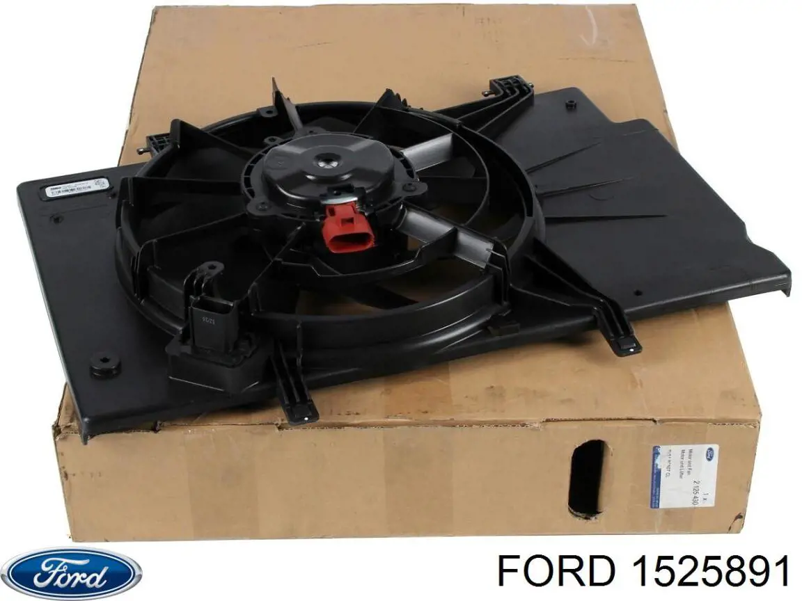 Купить 1525891 Ford Диффузор вентилятора в сборе с мотором и крыльчаткой