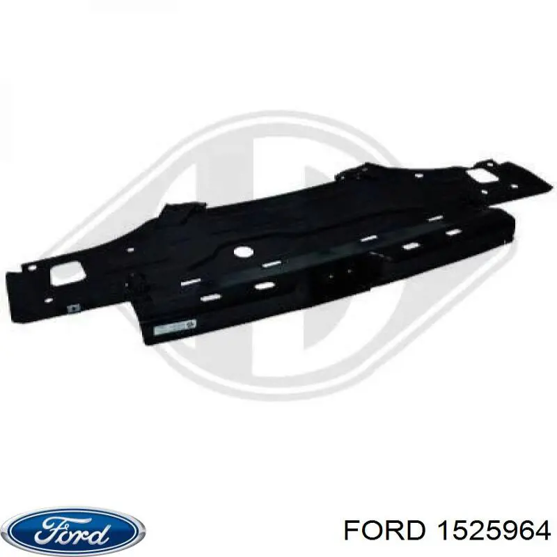 Панель багажного отсека задняя на Ford Fiesta VI 