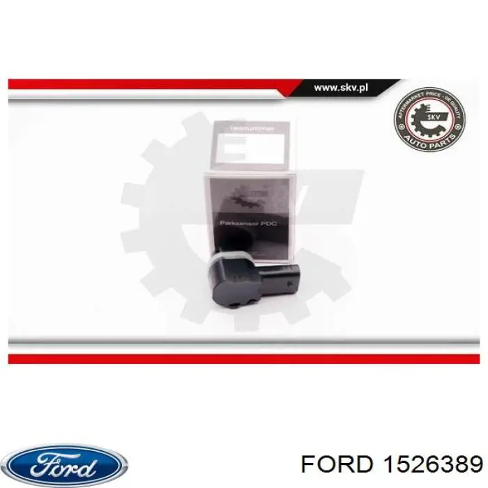 Sensor De Alarma De Estacionamiento(packtronic) Parte Delantera/Trasera 1526389 Ford