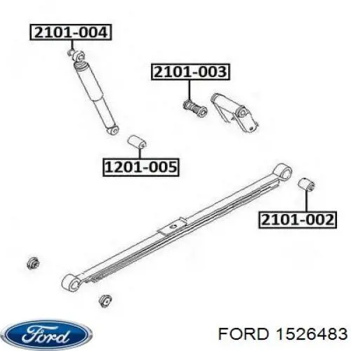 Купить 1526483 Ford Сайлентблок серьги рессоры